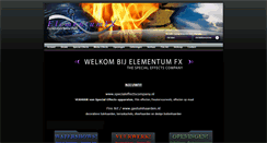 Desktop Screenshot of elementumfx.nl