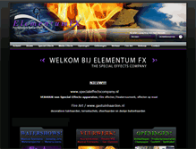 Tablet Screenshot of elementumfx.nl
